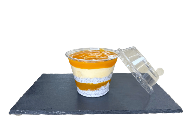 Vegán chia pudding (mangó)