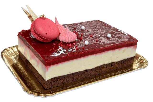 Málnás brownie 10 szeletes